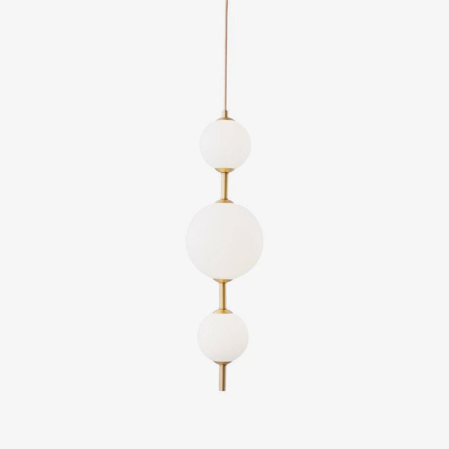 Vertical Globe Glass Pendant Lamp