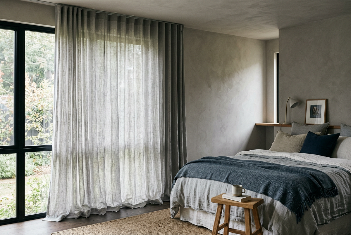 Curtains and textiles
