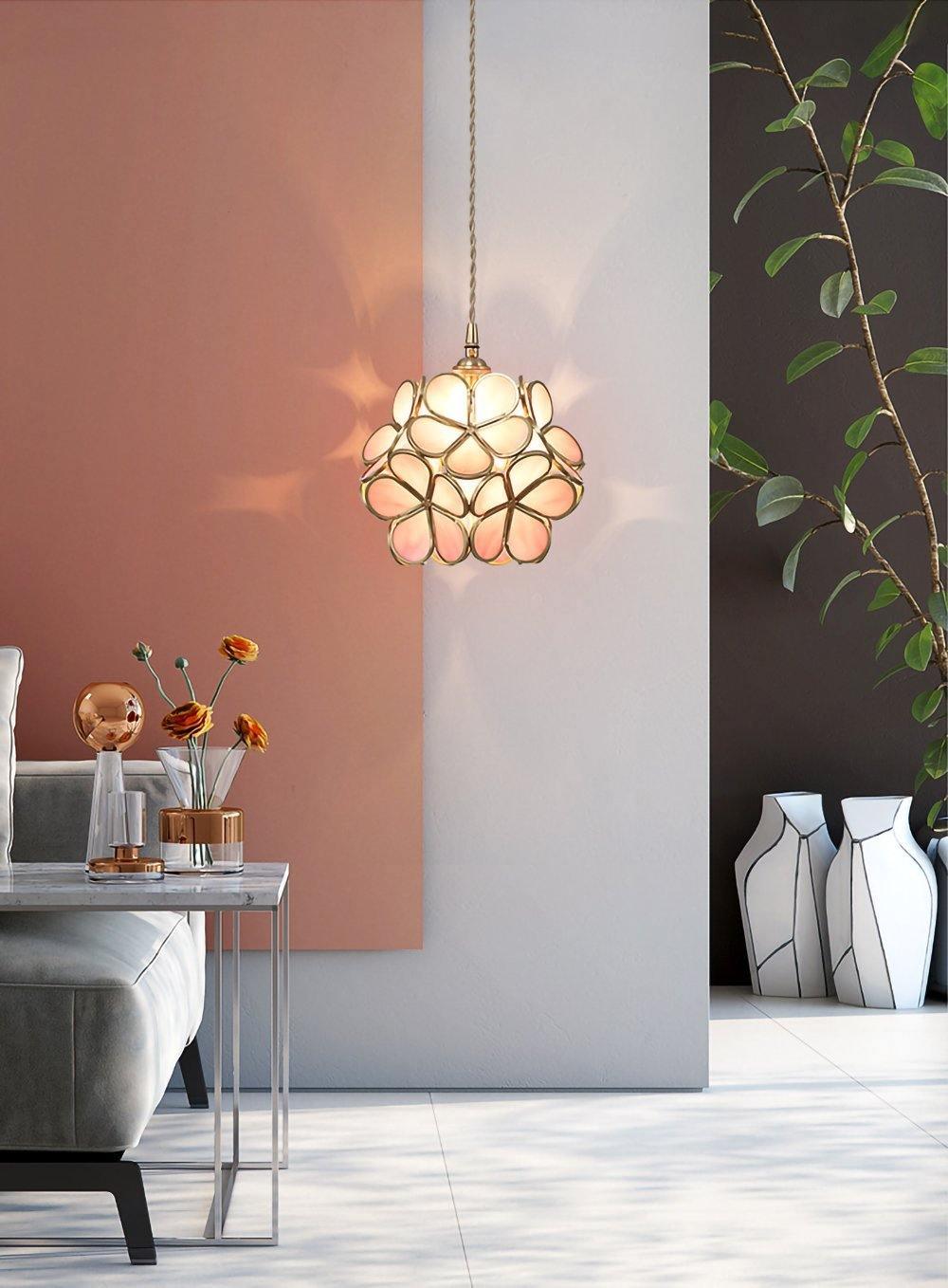 Glass Petal Pendant Light – Glass detail 5