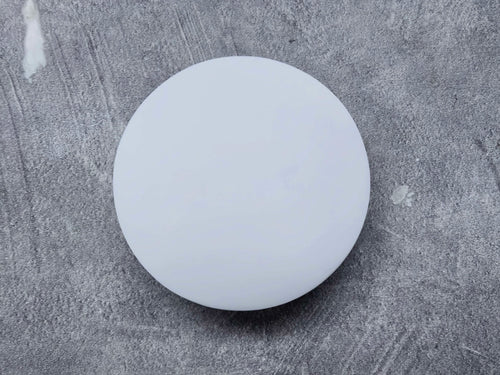 2.76 in Solid Brass Pop-Up Drain — Matte White