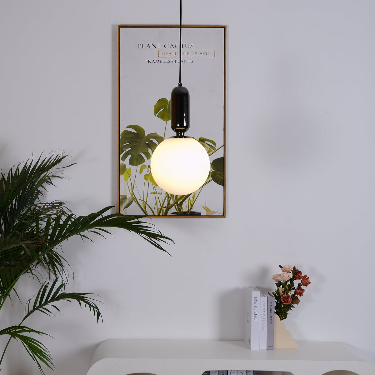 Capsule Globe Glass Pendant Light – Glass detail 10
