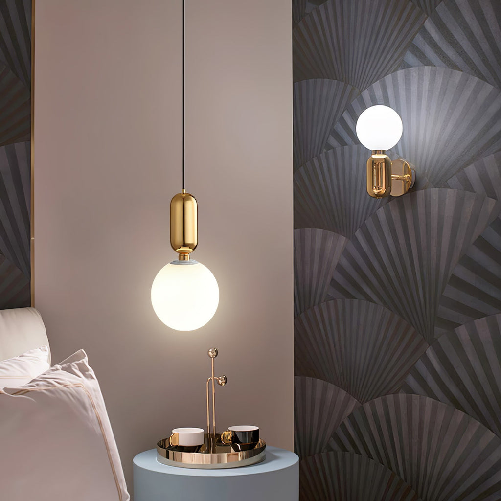 Capsule Globe Glass Pendant Light – Glass detail 8