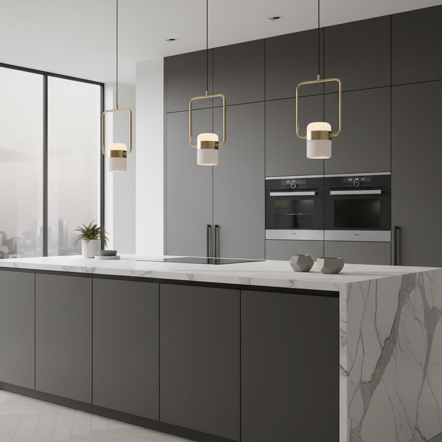 Adjustable Glass Pendant Light – Glass detail 9