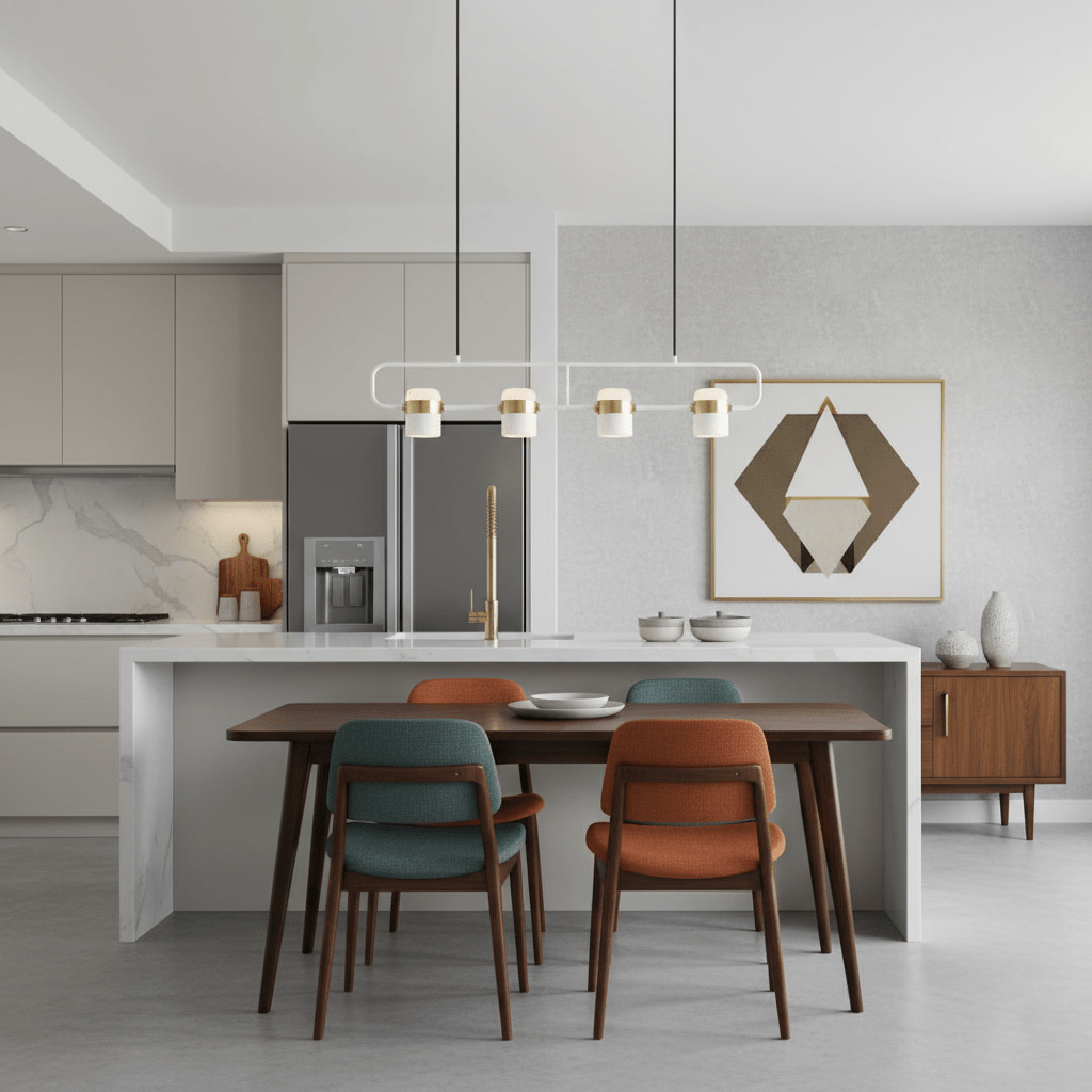 Adjustable Glass Pendant Light – Glass detail 2