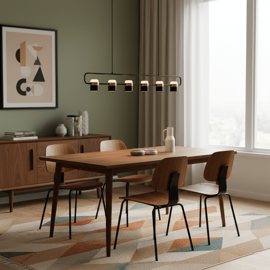 Adjustable Glass Pendant Light – Glass detail 5