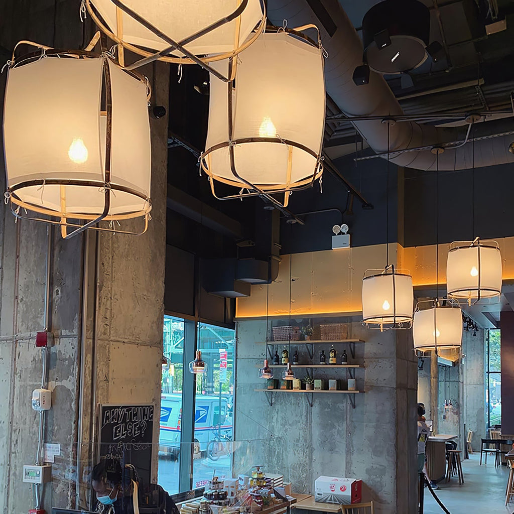 Ay Illuminate Linen Pendant Light – Linen detail 6