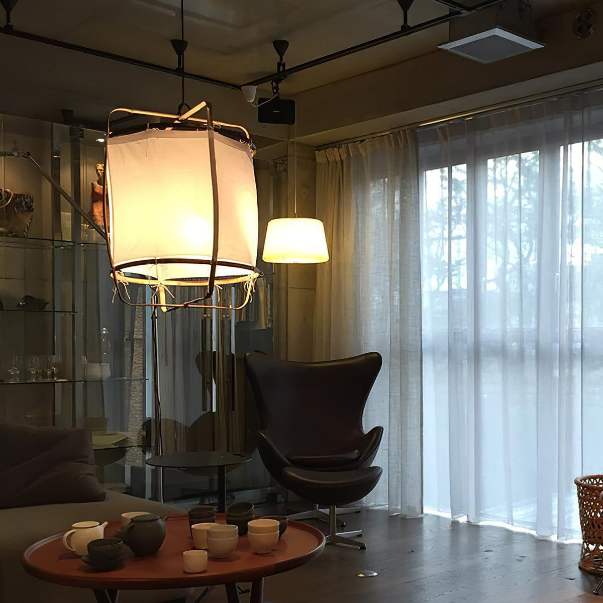 Ay Illuminate Linen Pendant Light – Linen detail 10