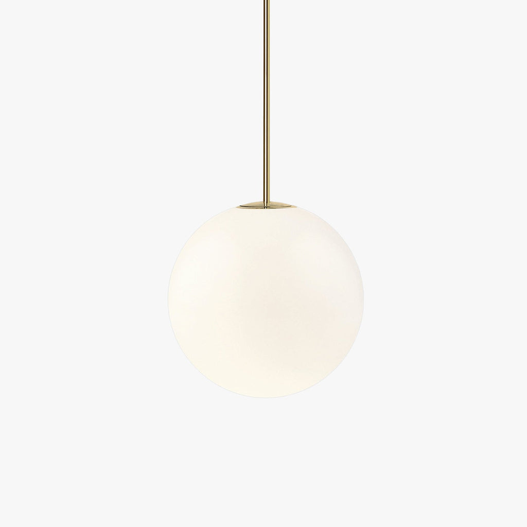 Brass Architectural Collection Glass Pendant Lamp