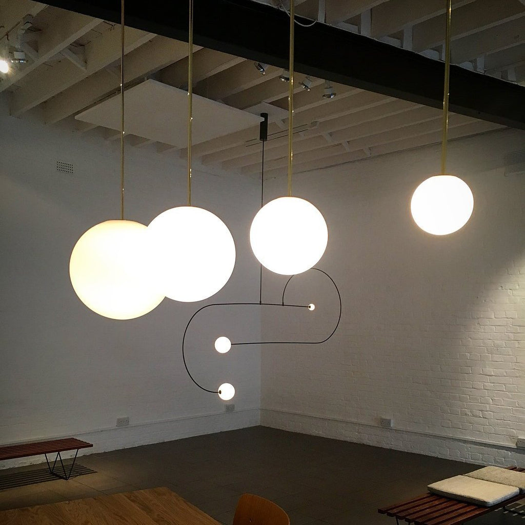 Brass Architectural Collection Glass Pendant Lamp – Glass detail 6