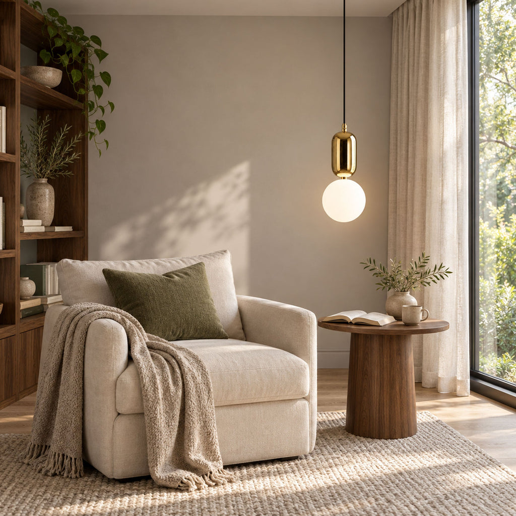 Capsule Globe Glass Pendant Light – Glass detail 4