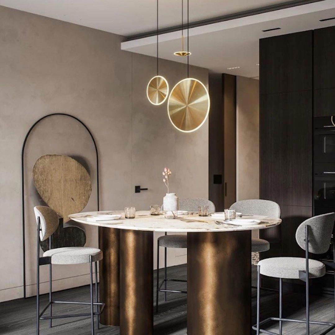 Chrona Dish Pendant Light – detail 2