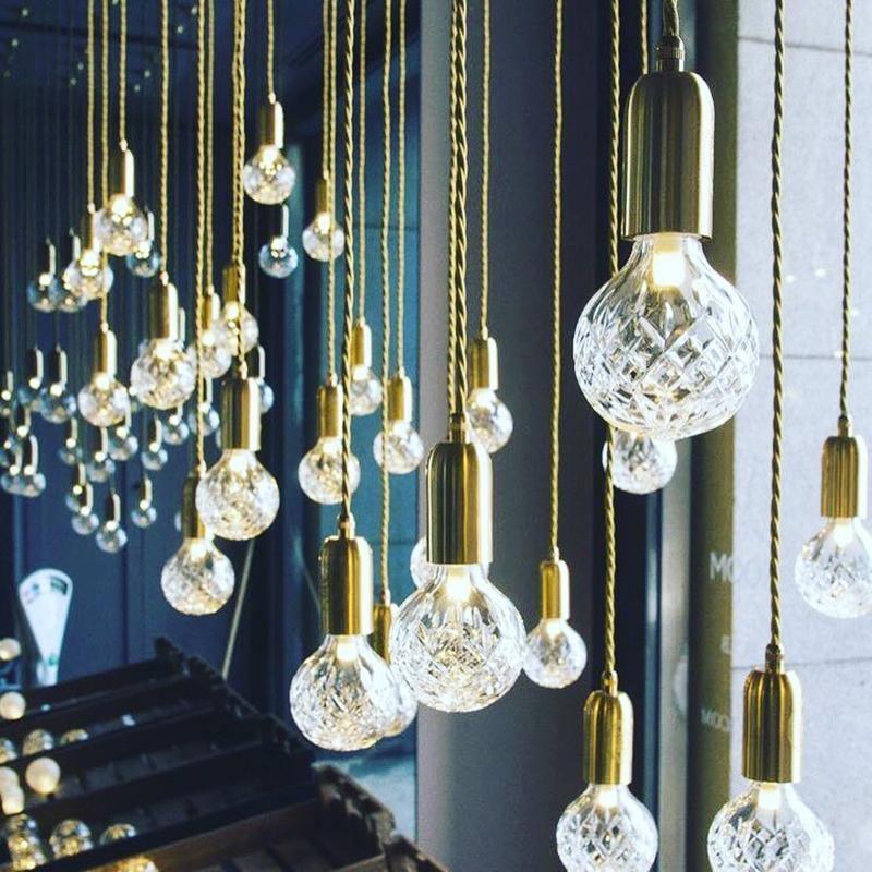 Crystal Bulb LED Pendant Lamp – Crystal detail 6