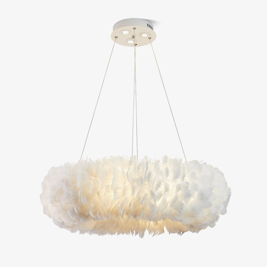 Goose Feathers Steel Pendant Lamp