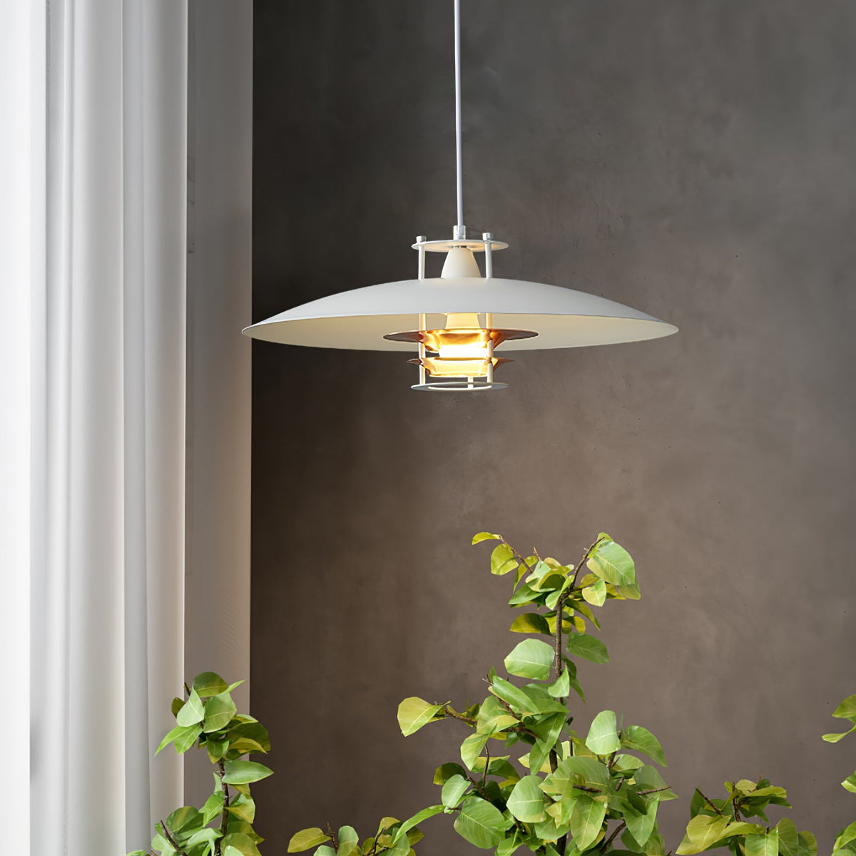 Tiered Disk Pendant Light – detail 6