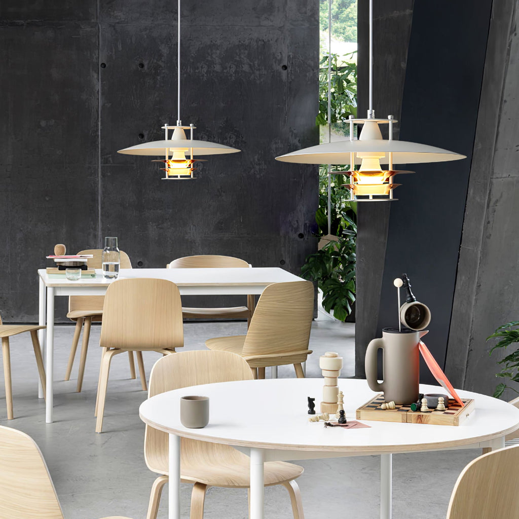 Tiered Disk Pendant Light – detail 5