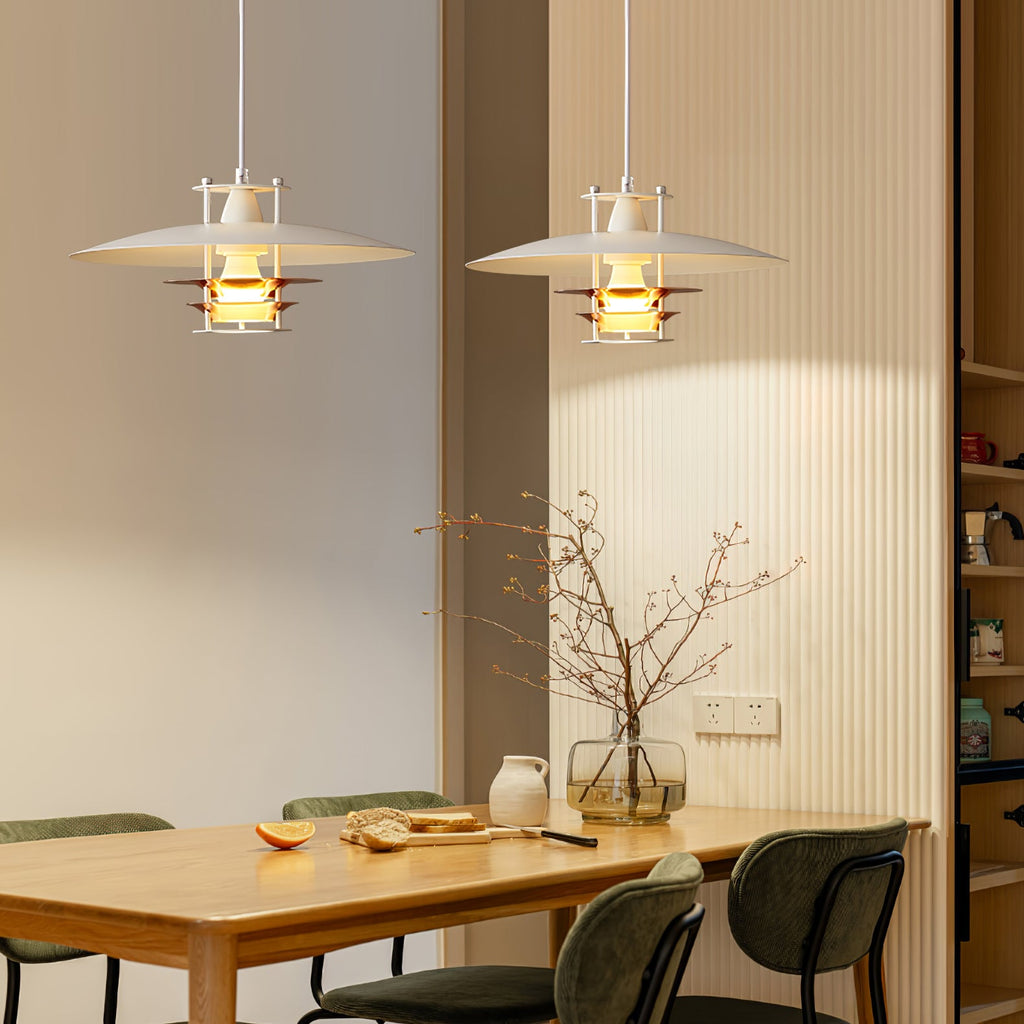 Tiered Disk Pendant Light – detail 4