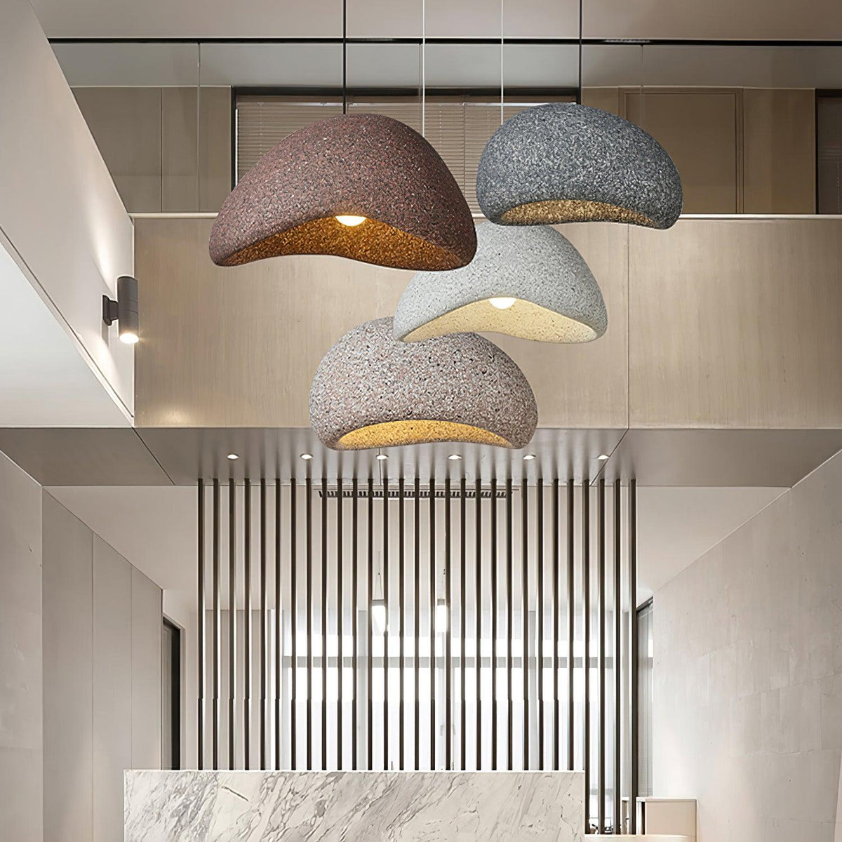 Tsukiyo Wabi-Sabi Cloud Pendant Light – detail 7