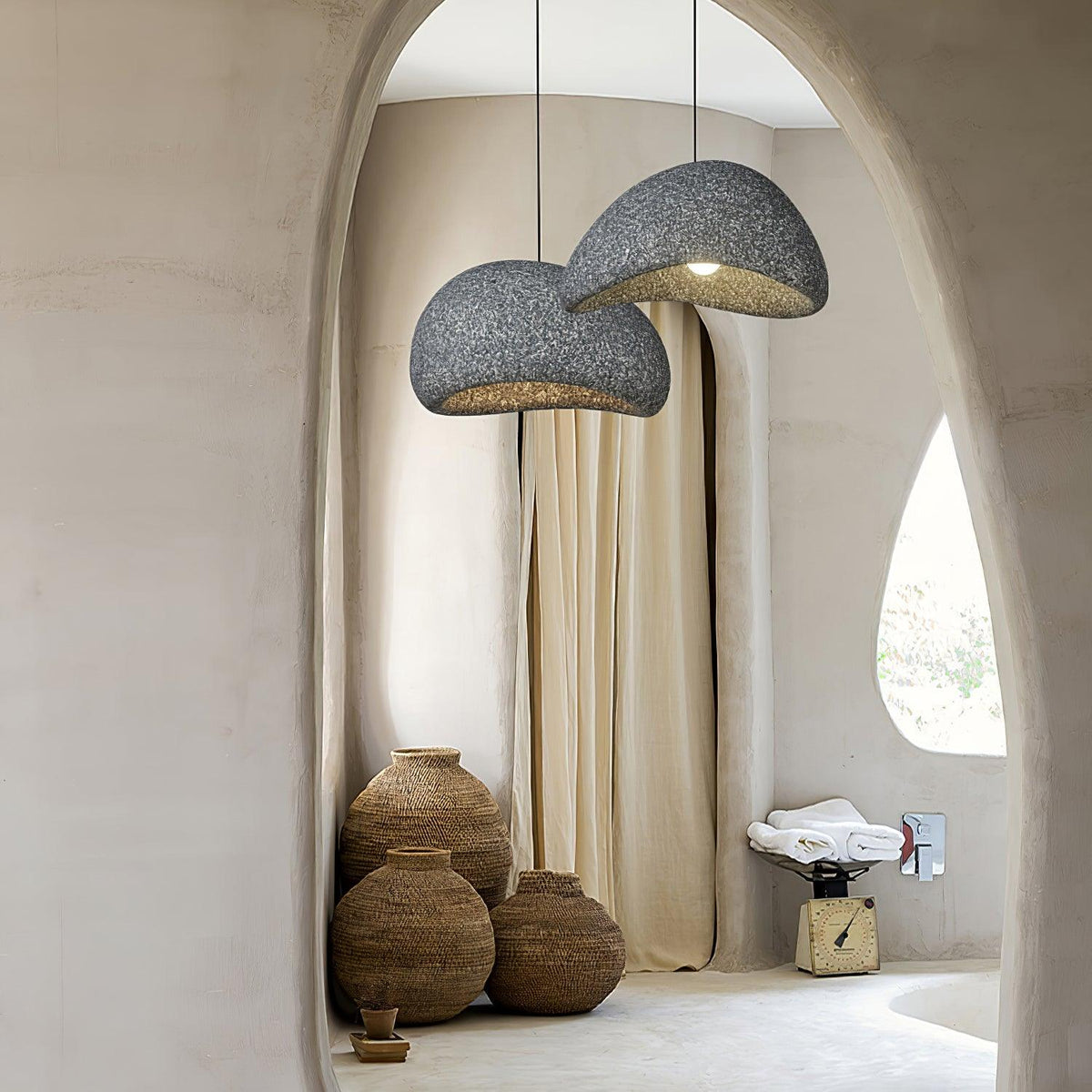 Tsukiyo Wabi-Sabi Cloud Pendant Light – detail 6