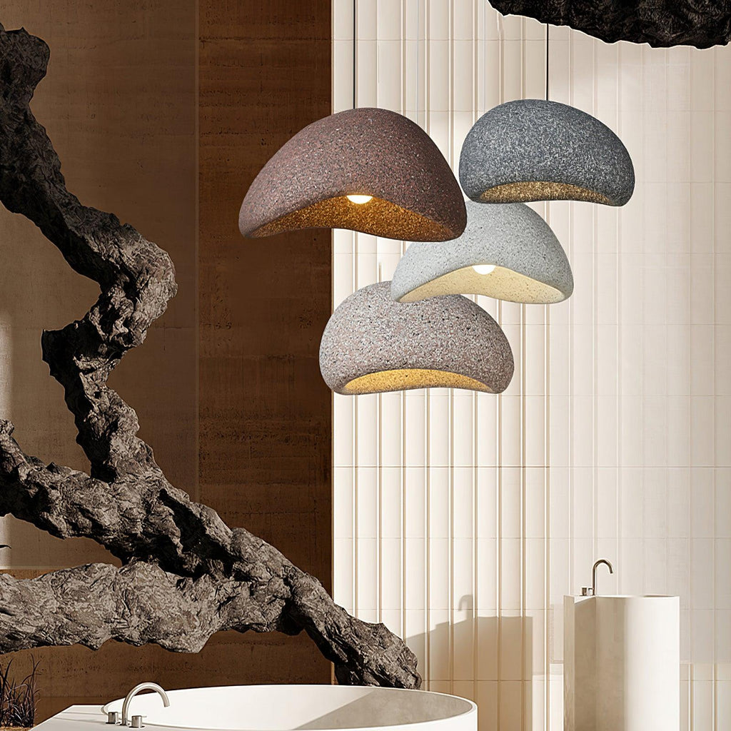 Tsukiyo Wabi-Sabi Cloud Pendant Light – detail 2