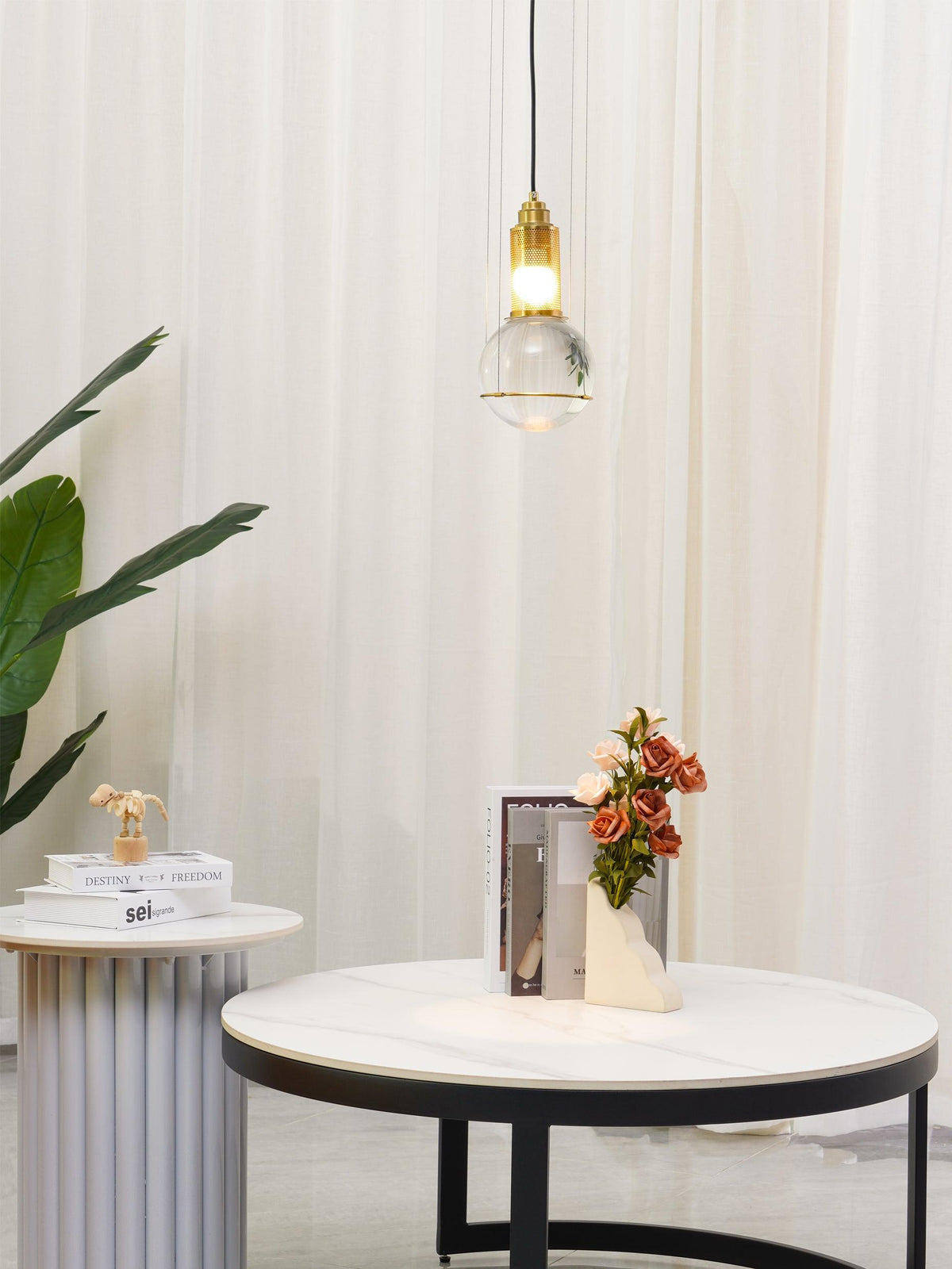 Floating Globe Pendant Light – detail 4