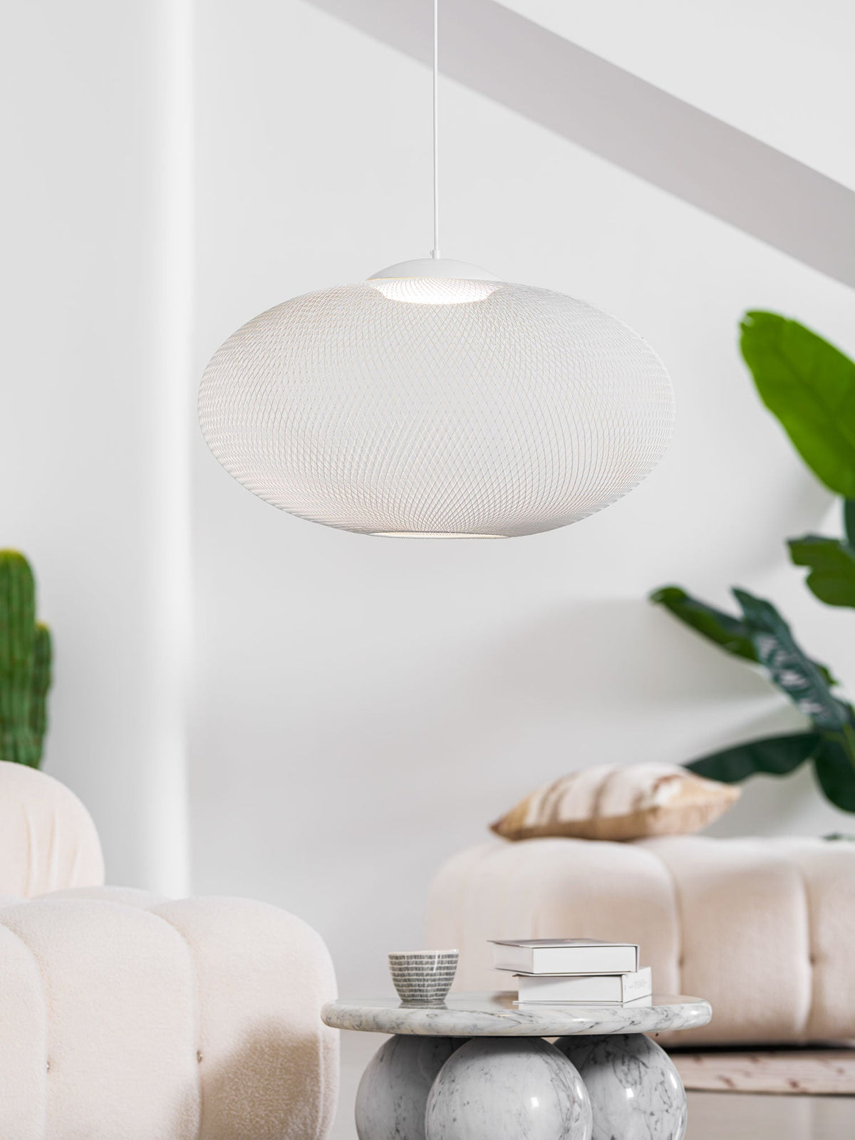 Metallic Meshwork Glass Pendant Lamp – Glass detail 6
