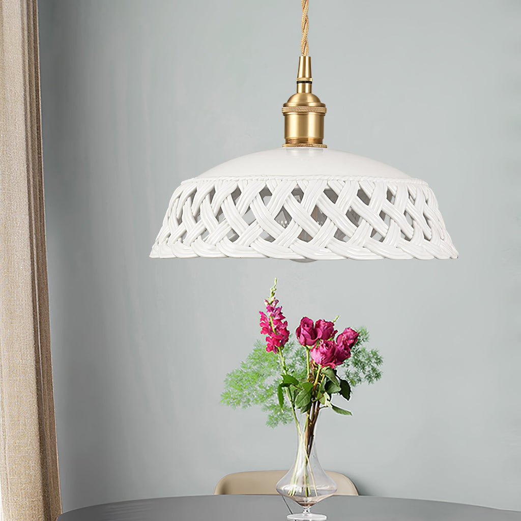 Openwork Ceramic Pendant Lamp – Ceramic detail 6