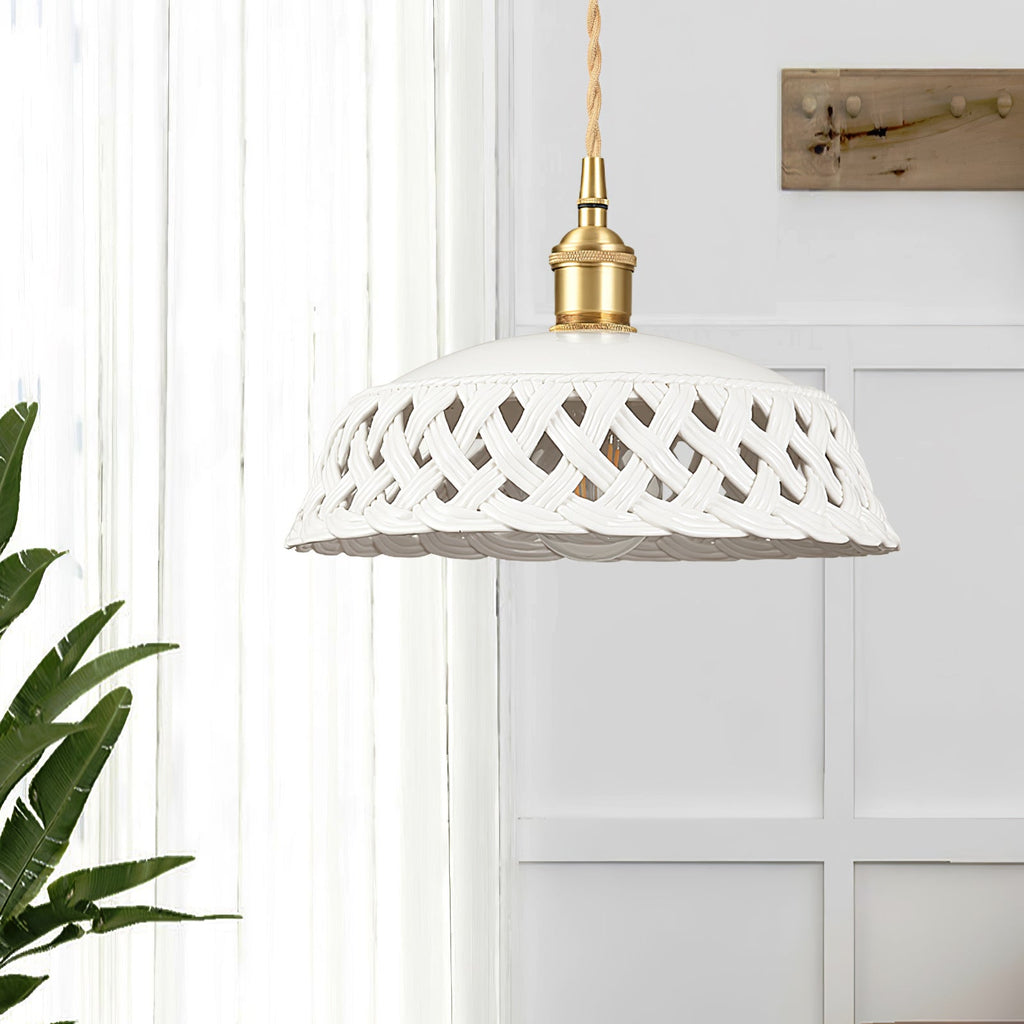 Openwork Ceramic Pendant Lamp – Ceramic detail 4