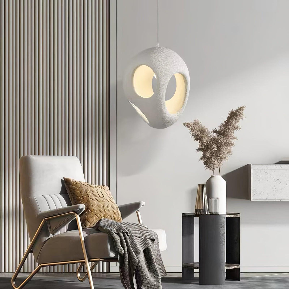 Polystyrene Pendant Light – detail 5
