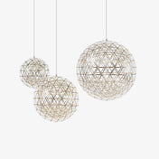 Silver Spark Ball Steel Pendant Light