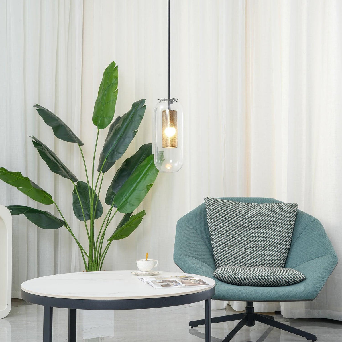 Vadim Glass Pendant Lamp – Glass detail 6