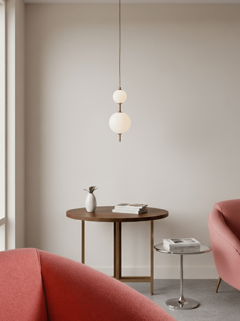 Vertical Globe Glass Pendant Lamp – Glass detail 5