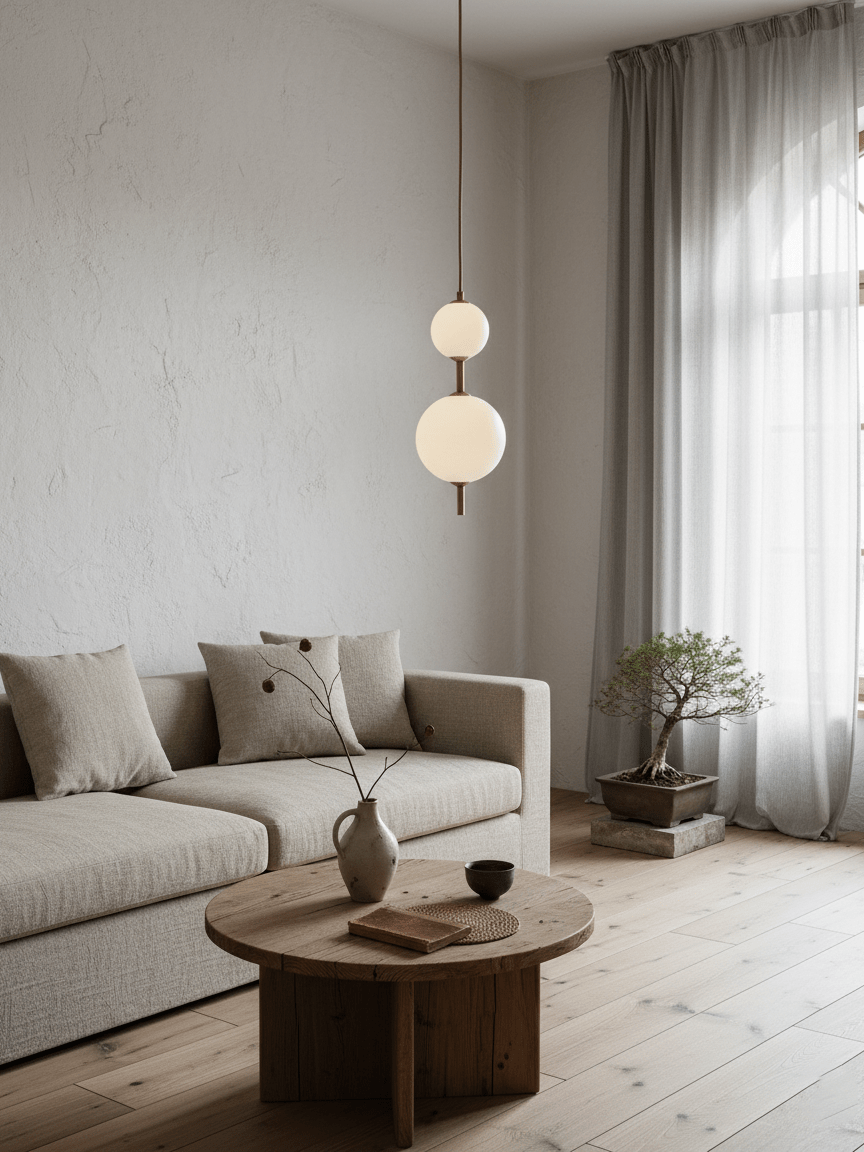 Vertical Globe Glass Pendant Lamp – Glass detail 10