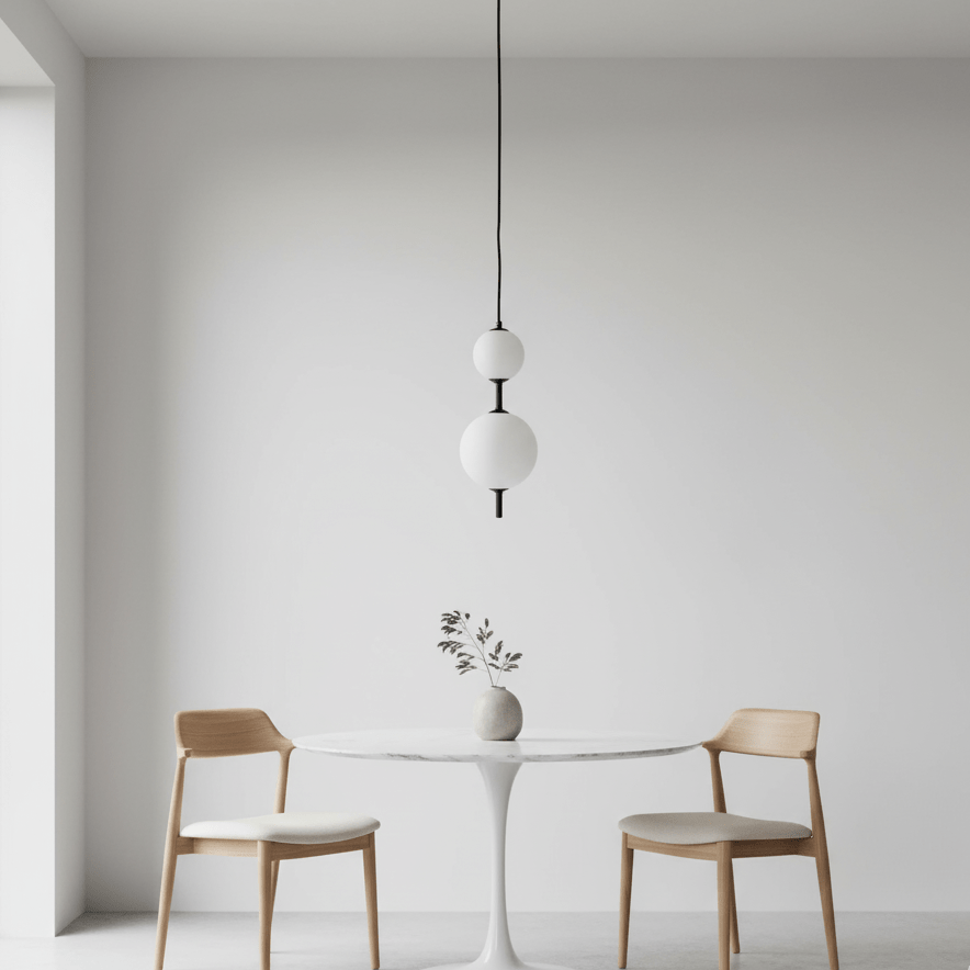 Vertical Globe Glass Pendant Lamp – Glass detail 3