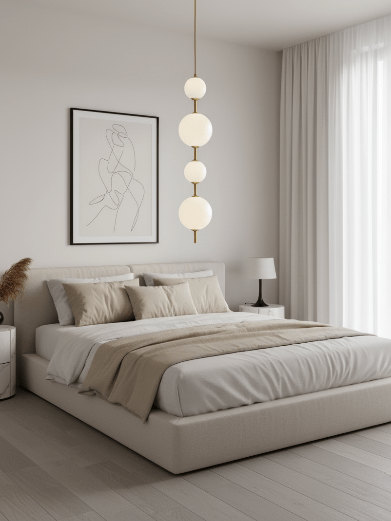 Vertical Globe Glass Pendant Lamp – Glass detail 8