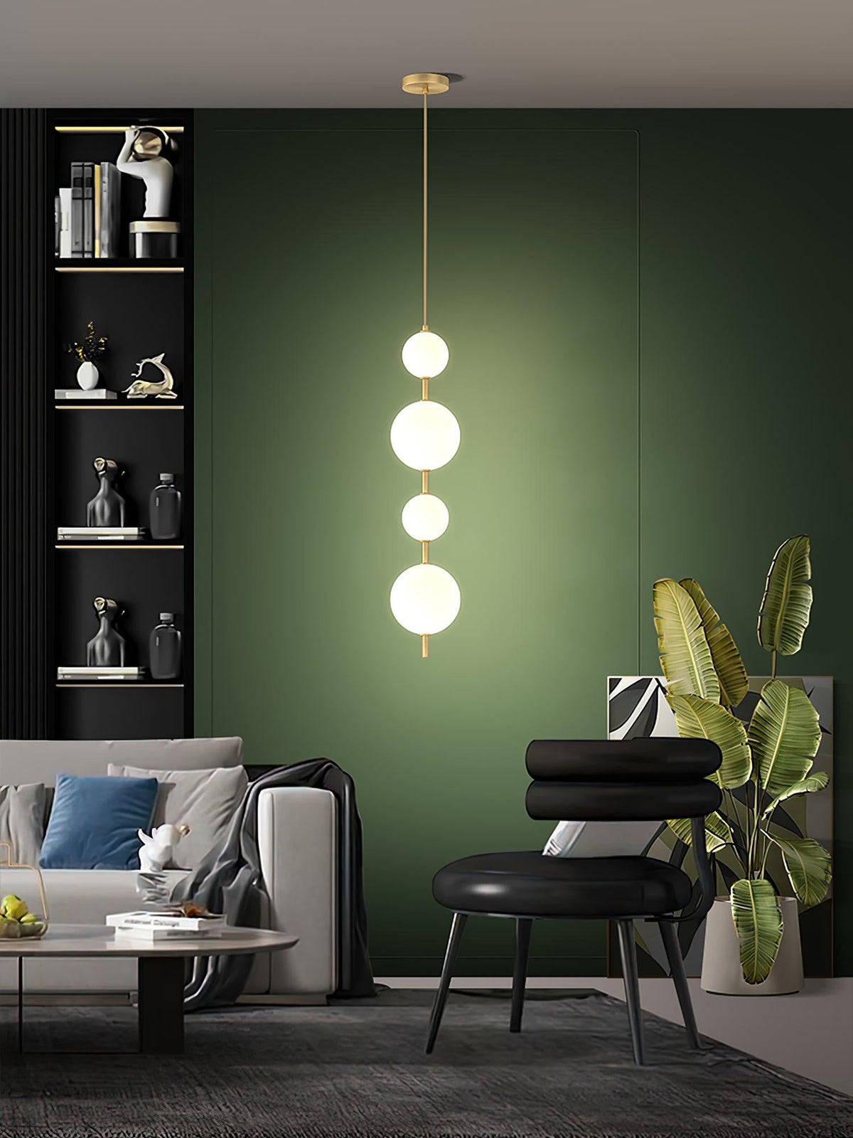 Vertical Globe Glass Pendant Lamp – Glass detail 9