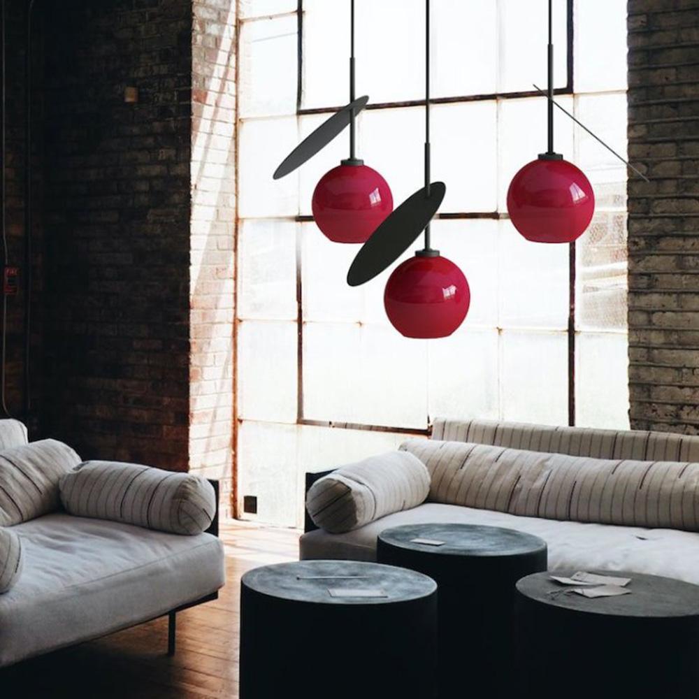 Cherry Glass Pendant Light – Glass detail 4