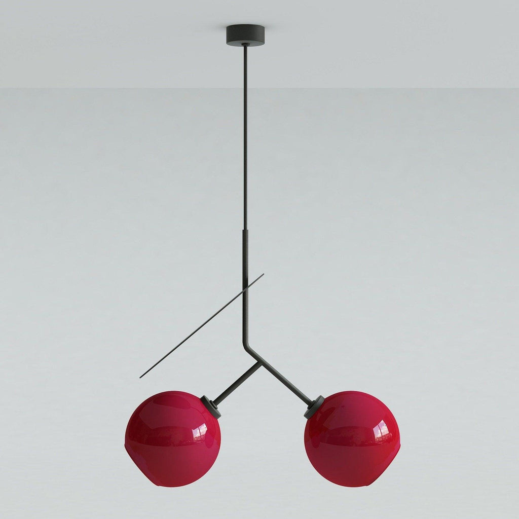 Cherry Glass Pendant Light – Glass detail 7